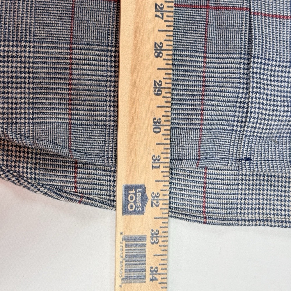Vintage Christian Dior Monsieur Plaid Shirt Mens L Cotton Button Up USA 90s - Picture 8 of 14